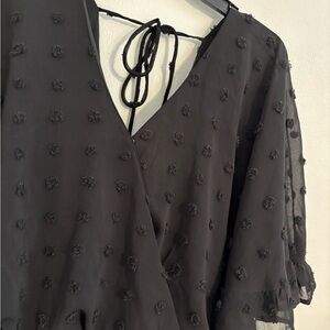 Elegant Black Women's Bodysuit size L